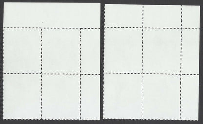 India 2004 Olympics se-tenant block with GREY BLUE (LOGO) OMITTED MNH