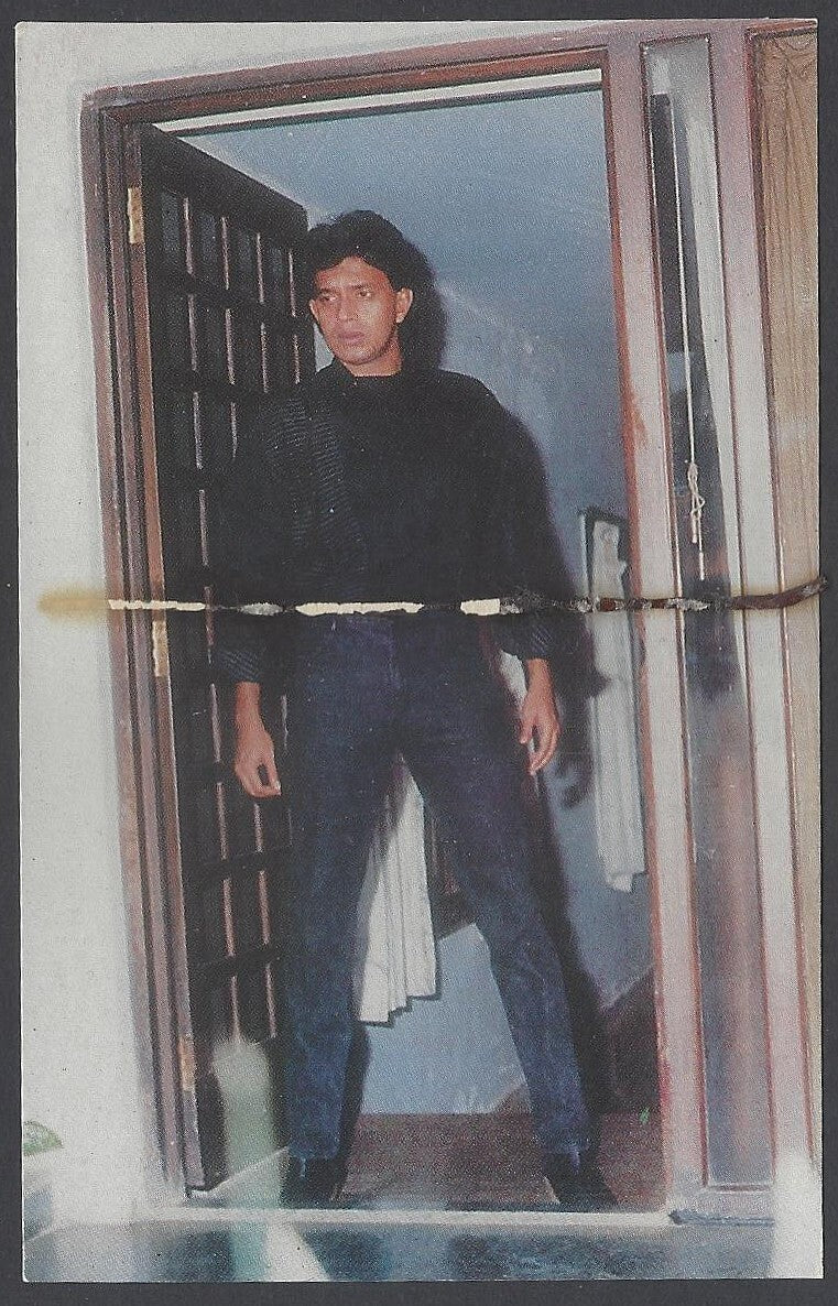 AOP India vintage Bollywood postcard MITHUN CHAKROBORTY