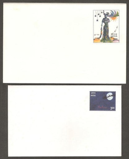 (AOP) India collection of Post Office greetings envelopes with enclosed cards
