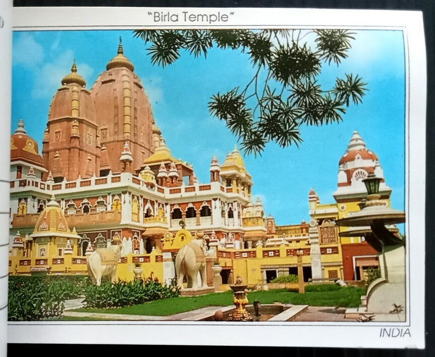 AOP India DELHI booklet of 10 colour postcards