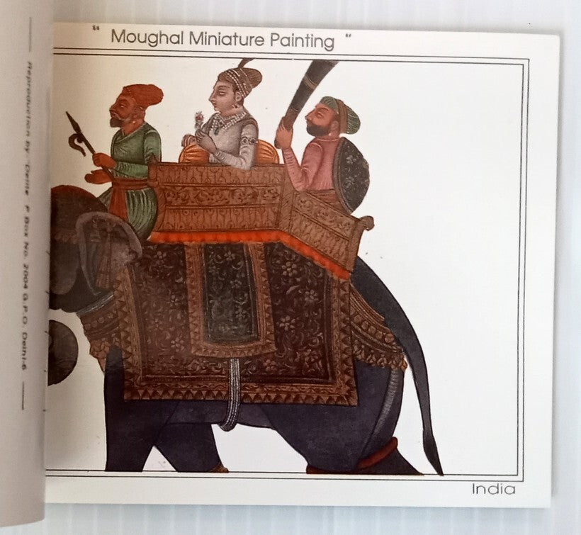 AOP India booklet of 10 postcards MINIATURE PAINTINGS