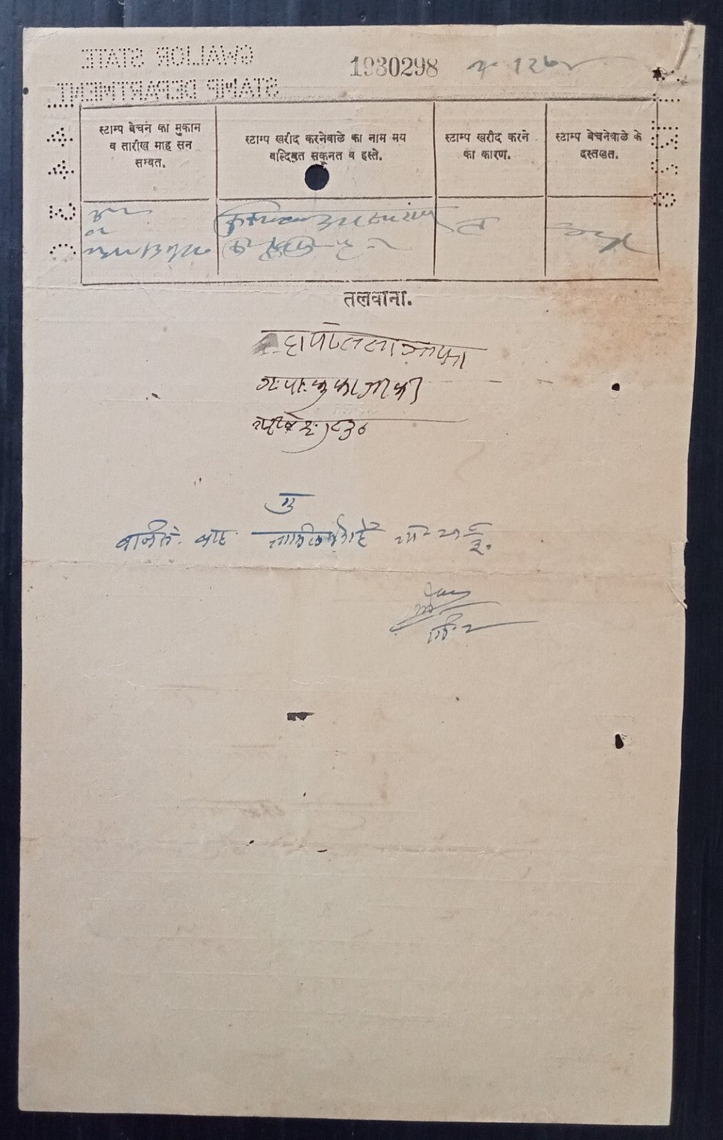 India Gwalior State stamp papers (5)