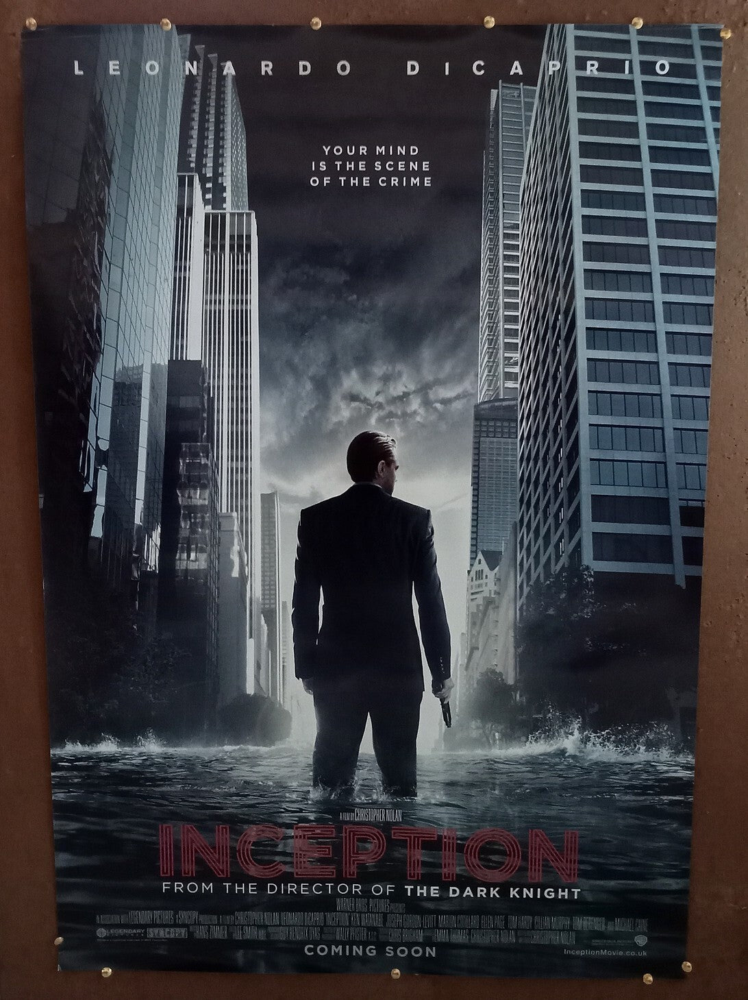 2010 Inception 1 sheet India poster Leonardo DiCaprio