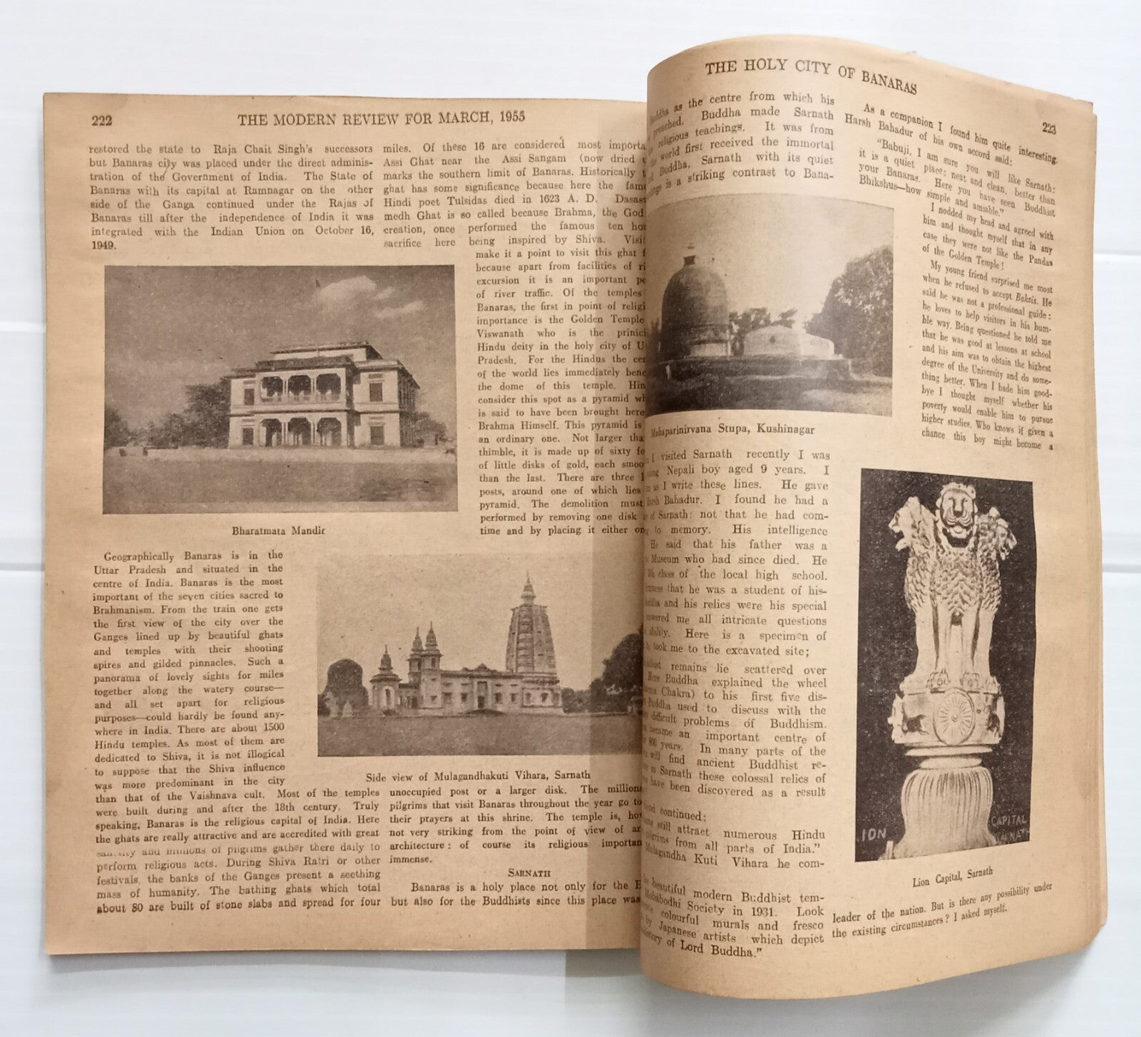 AOP India MODERN REVIEW Mar 1955 India South-East Asia and World Politics