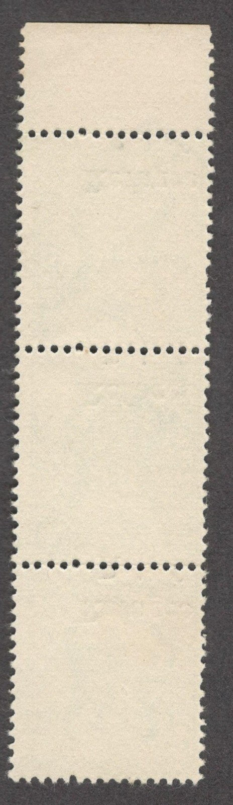 India Refugee Relief Official 1971 5p green OVERPRINT INVERTED strip of 3