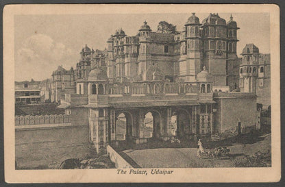AOP India The Palace, Udaipur vintage postcard