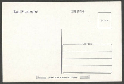AOP India Bollywood postcard RANI MUKHERJEE