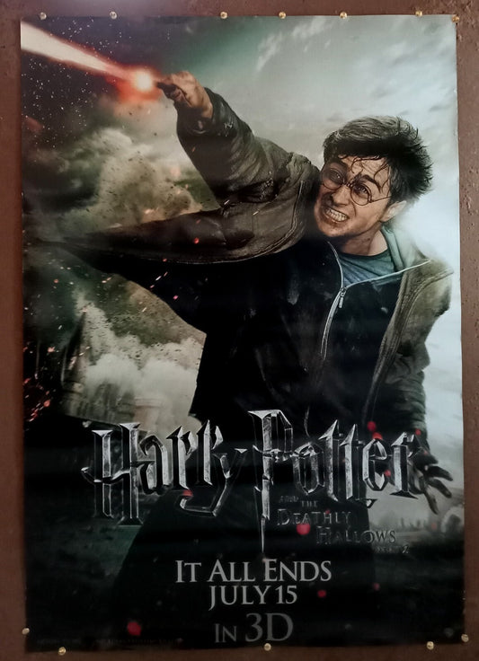 2010 Harry Potter and the Deathly Hallows 1 sheet India poster Daniel Radcliffe