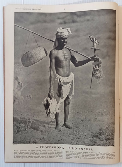 INDIAN PICTORAL EDUCATION 1929.30 Vol.1 No.5 Tribals, Shan Girl, Burma, GM