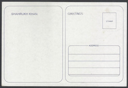 AOP India Bollywood vintage postcard - SHAH RUKH KHAN