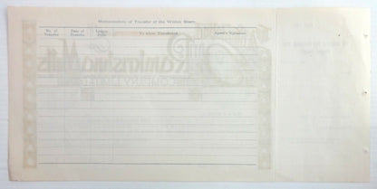 India 1949 Ramkrishna Mills ordinary share certificate UNUSED