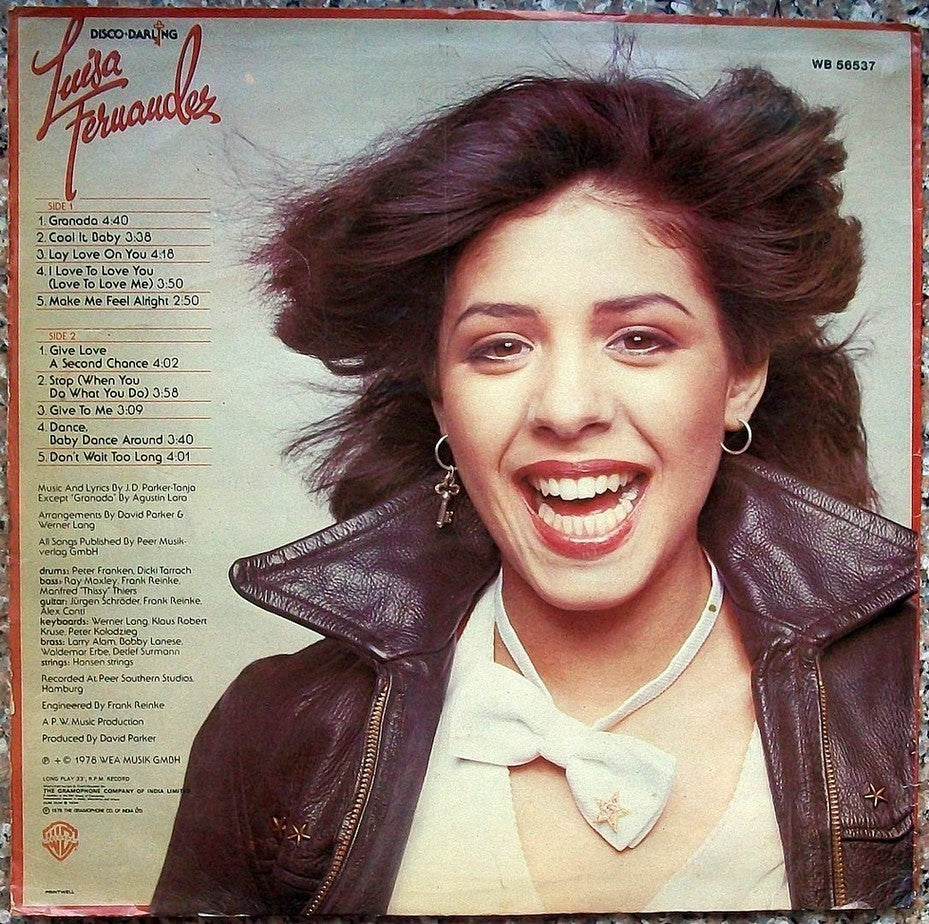 Luisa Fernanda Disco Darling WB India 12" LP