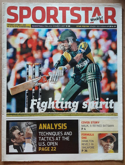 India Sportstar 2009-11 CRICKET cover issues 10” X 13” (5)