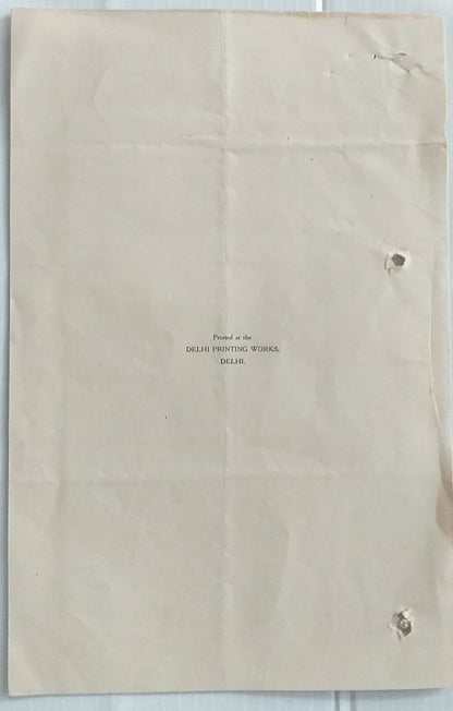 India BRITISH EMPIRE LEPROSY RELIEF ASSOC 1940s Memorandum 4pgs