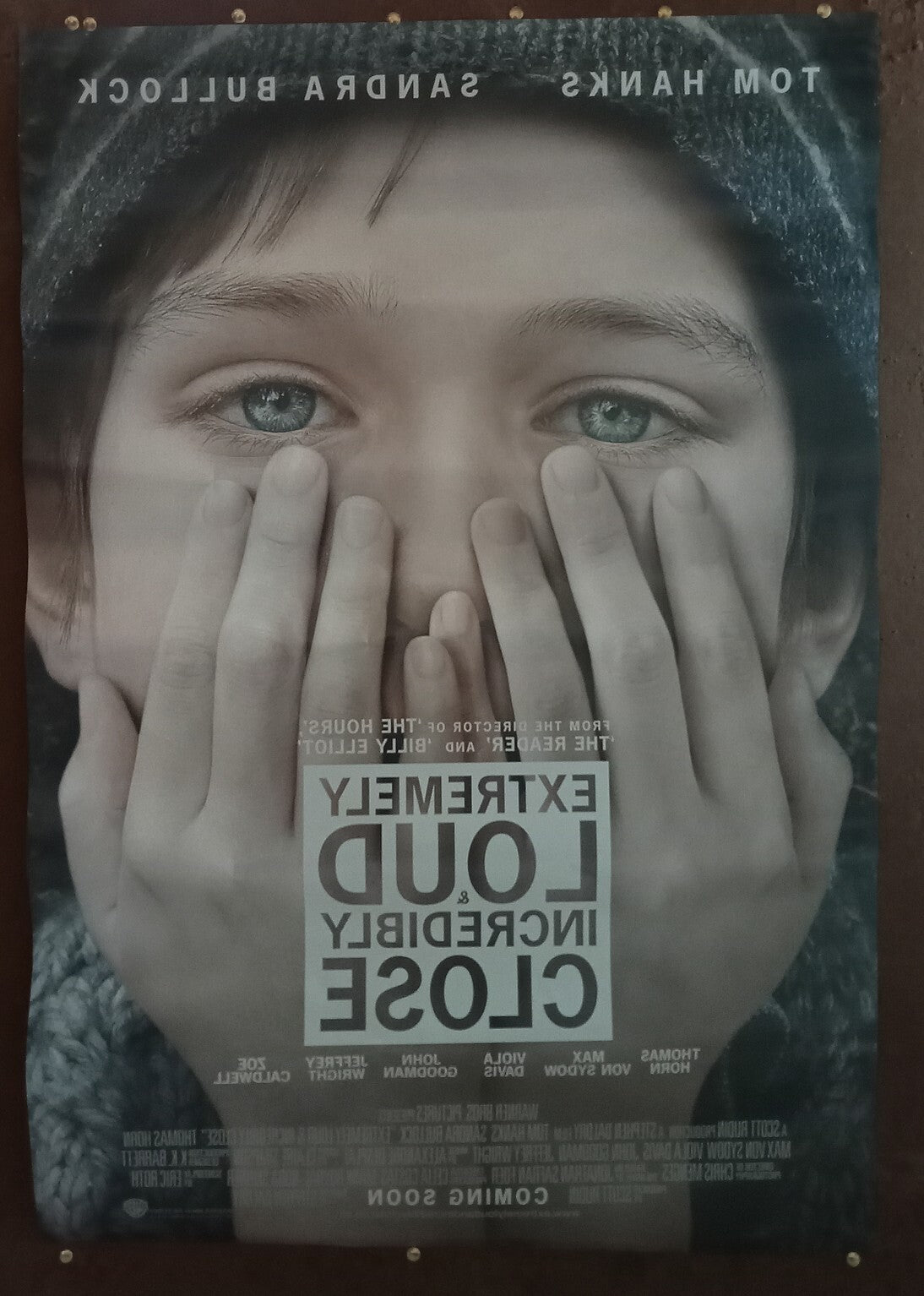 2011 Extremely Loud & Incredibly Close 1 sheet India poster (2 side printed)
