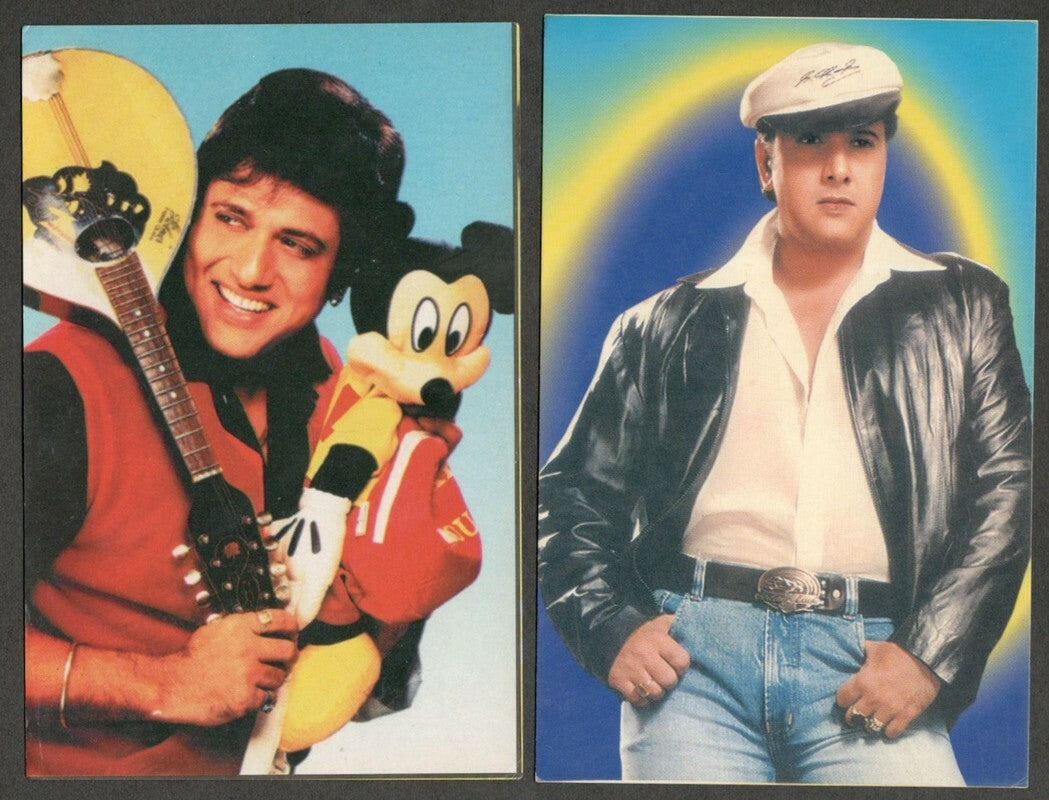 India Bollywood vintage postcards GOVINDA (5)