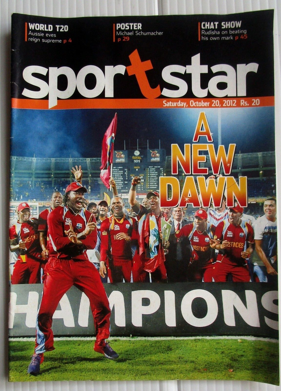 India Sports Star 2012-2013 with much Cricket coverage (5 issues)