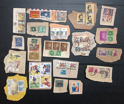 India unpicked on paper commemorative mix (100)