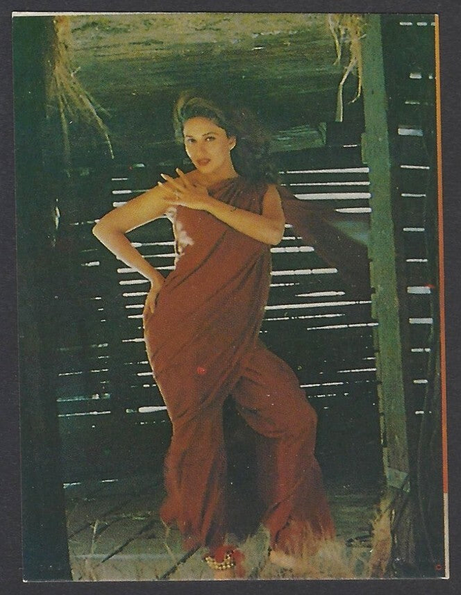 AOP2 India Bollywood 1996-97 pocket calendar MADHURI DIXIT