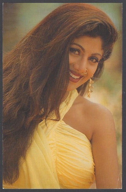 AOP India vintage Bollywood postcard SHILPA SHETTY