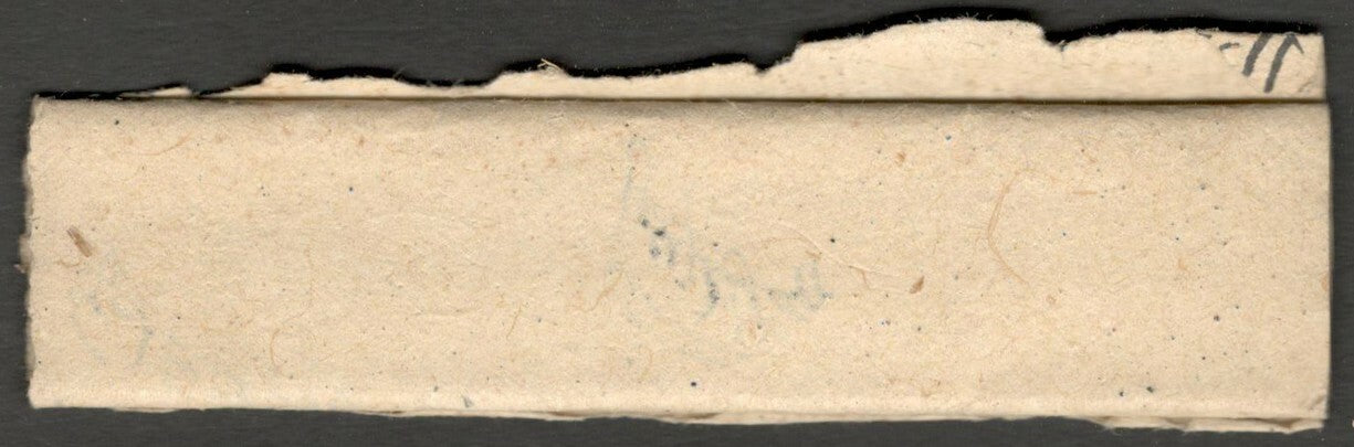 India Jaipur 1875 pre stamp cover black bearing hs Sawai Jaipur to Malarna