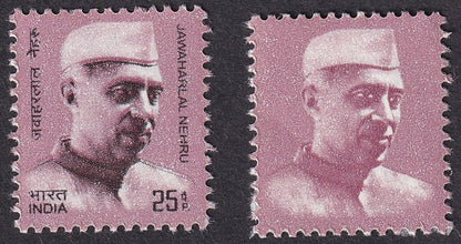India 2002 Nehru definitive with BLACK (value & country) OMITTED MNH