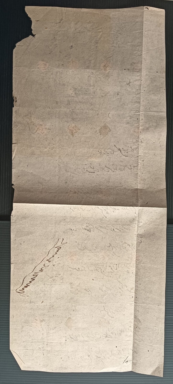 India Maharaja Mangal Singh, Alwar signed Persian document with gold diamonds