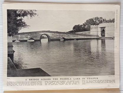 INDIAN PICTORAL EDUCATION 1929.30 Voll.1 No.5 Temples, Rivers,Salt, Dancing Girl