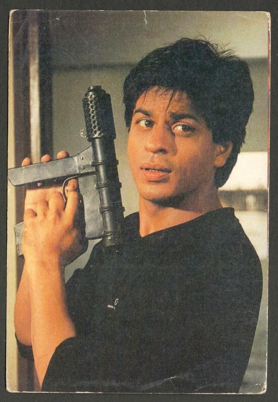 AOP India Bollywood SHAH RUKH KHAN vintage postcard 