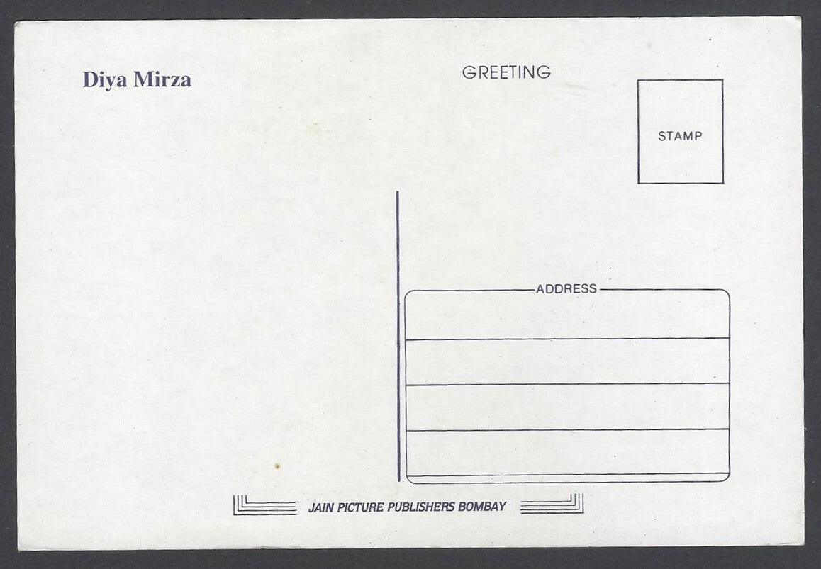 AOP India vintage Bollywood postcard  DIYA MIRZA