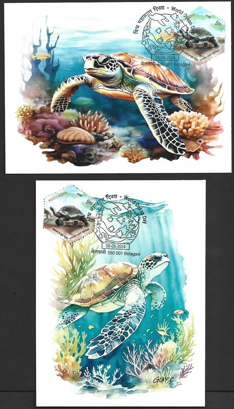 India 2024 World Ocean Day pictorial event postcards (6)