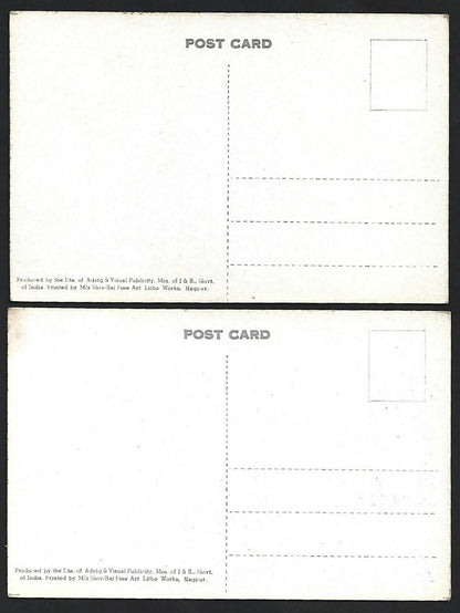 (AOP) DAMS OF INDIA vintage postcards (4)
