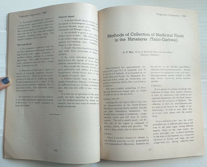 Nagarjun – An English monthly of Indian Ayurvedic Medicine 1968 (4 issues)