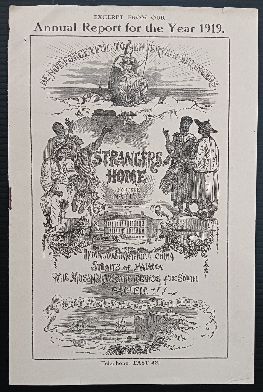 India 1919 STRANGERS HOME Be Not forgetful to Entertain Strangers 8pg booklet