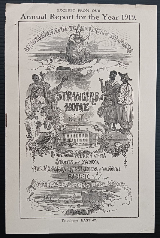 India 1919 STRANGERS HOME Be Not forgetful to Entertain Strangers 8pg booklet