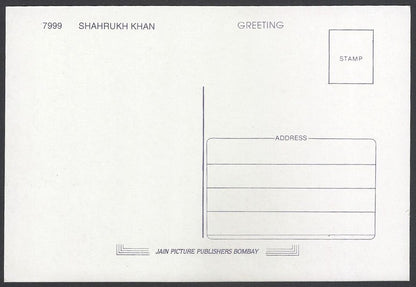 AOP India Bollywood vintage postcard - SHAH RUKH KHAN