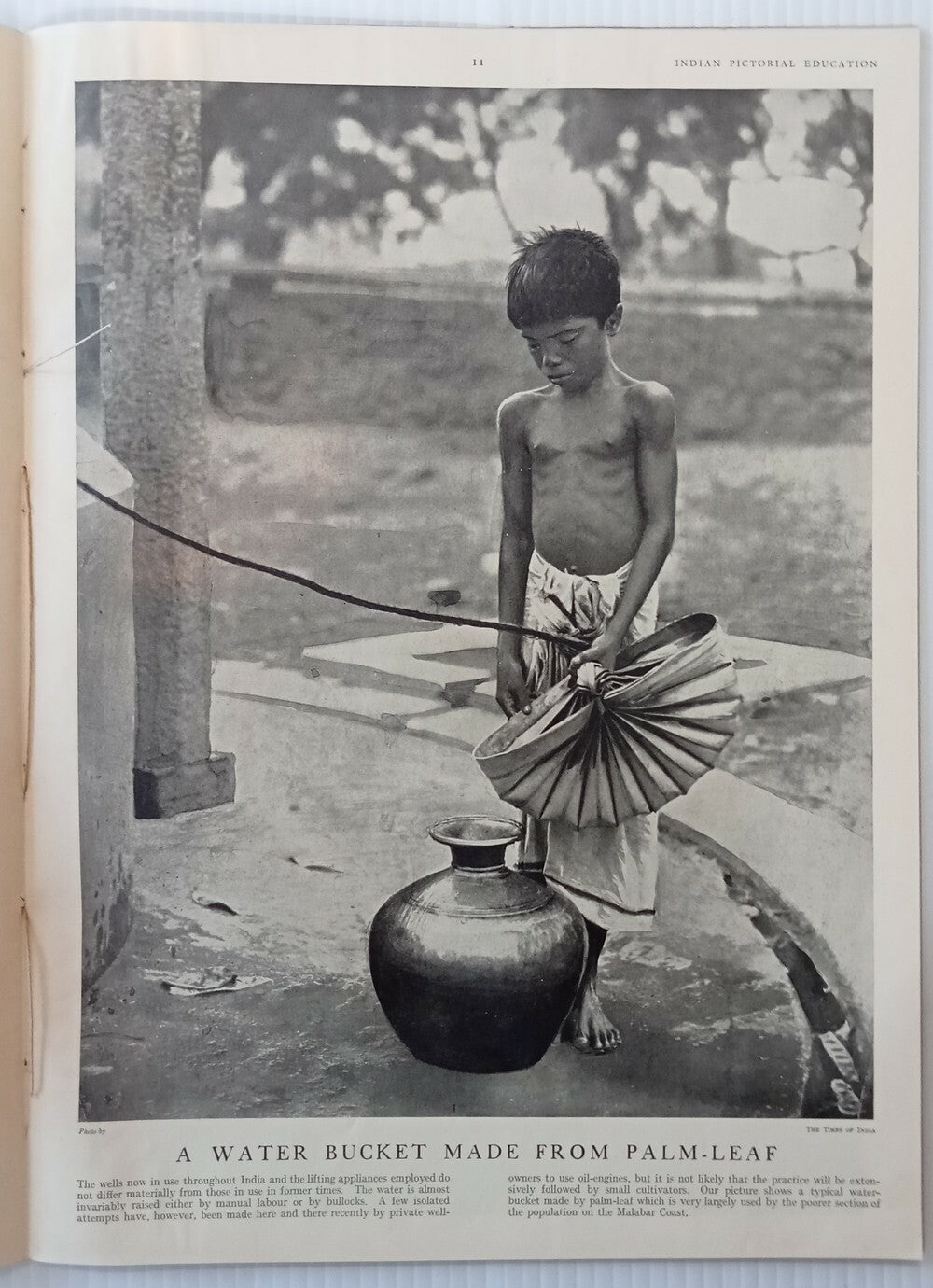 INDIAN PICTORAL EDUCATION 1929.30 Voll.1 No.2 Malabar Valan , Dasis, Chilum