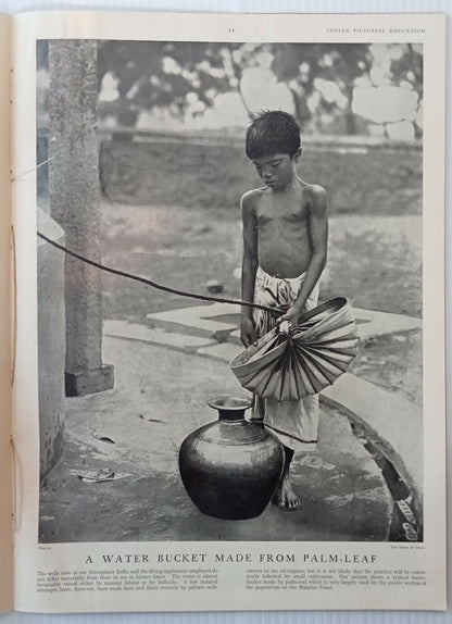 INDIAN PICTORAL EDUCATION 1929.30 Voll.1 No.2 Malabar Valan , Dasis, Chilum