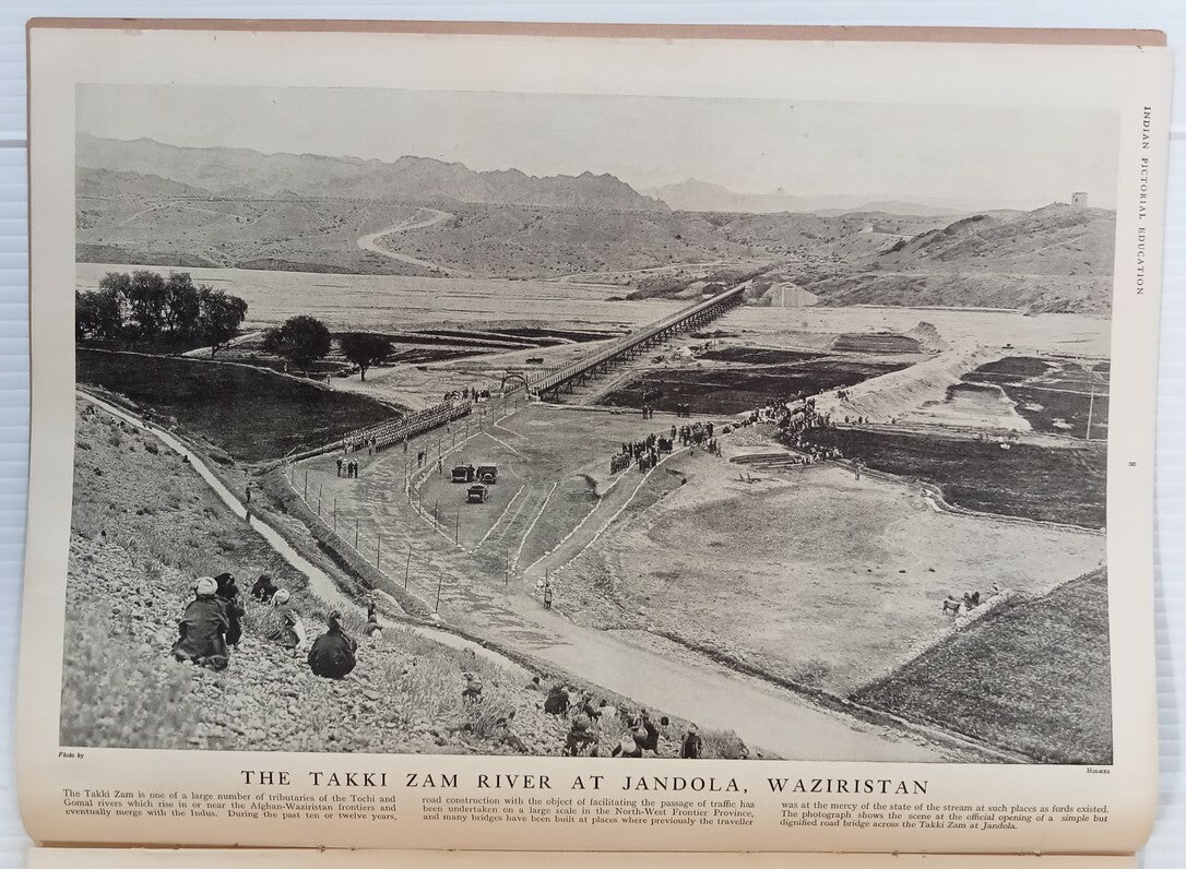 INDIAN PICTORAL EDUCATION 1929.30 Vol.1 No.4 Rivers, Simla Rail, Ceylon, Khyber