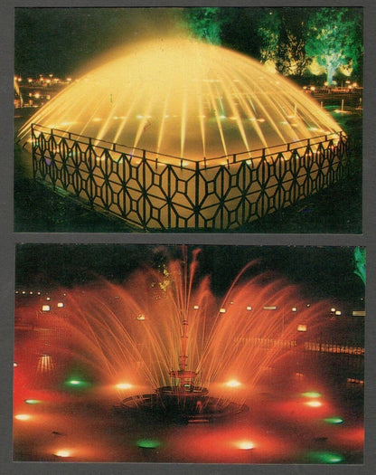 AOP India vintage set of 10 postcards BRINDAVAN	