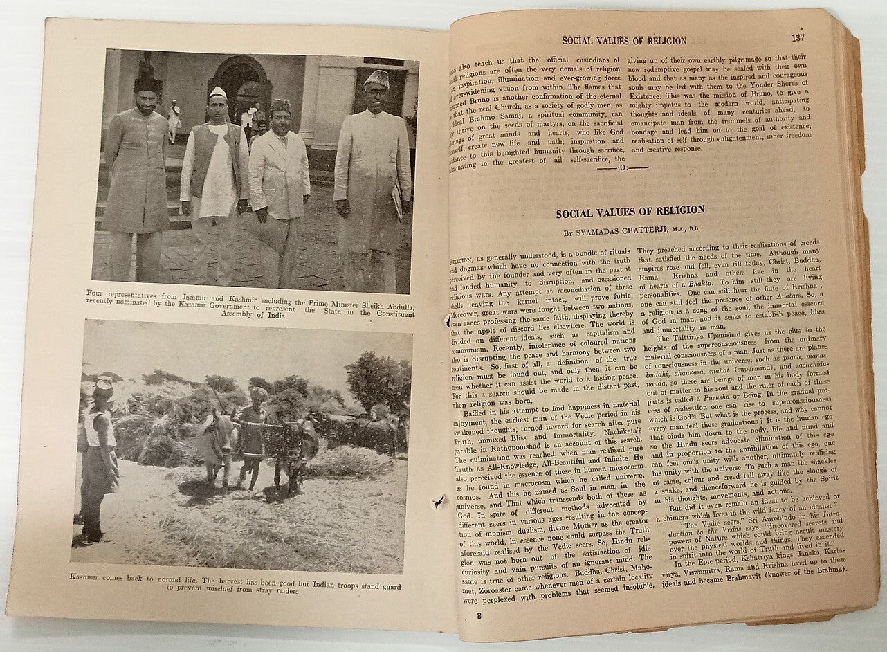 India MODERN REVIEW 1949 Aug Indo-Persian Intercourse in the Christian Centuries