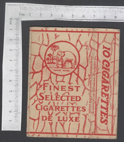 AOP India vintage empty cigarette packet BEARS' SPECIALS