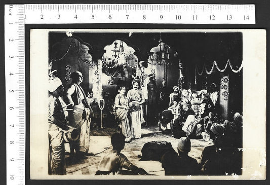 India Bollywood vintage real photo postcard