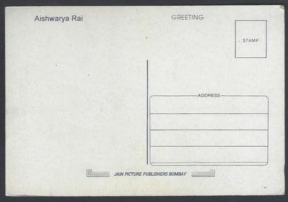 AOP India Bollywood AISHWARYA RAI vintage postcard 