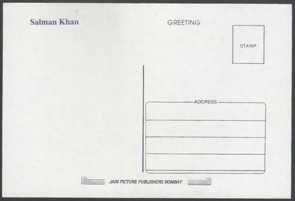 AOP India Bollywood vintage postcard - SALMAN KHAN