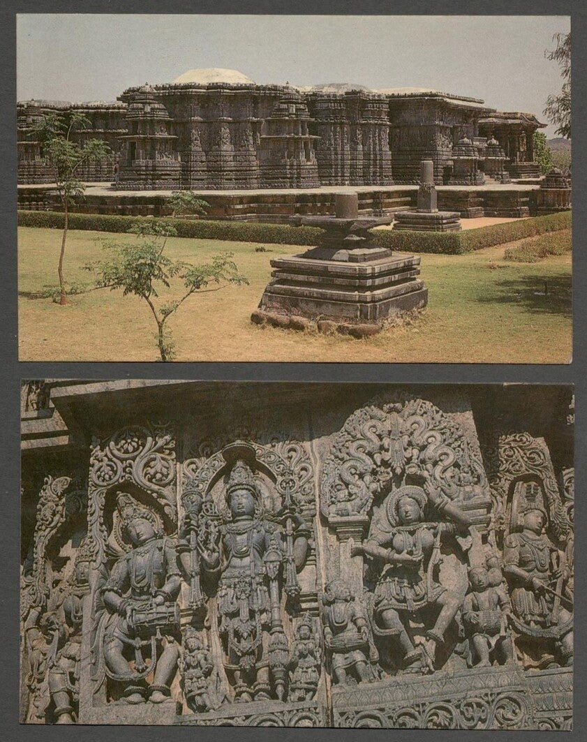 AOP India vintage postcards HALEBEEDU (10)