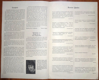 1973 Scarecrow pressbook for India 9” x 14.5” AL PACINO Gene Hackman