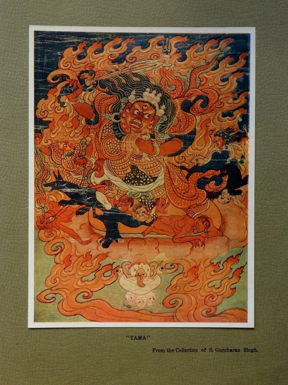 India Yama vintage print 9" x 15"