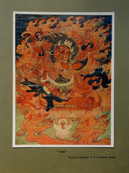 India Yama vintage print 9" x 15"