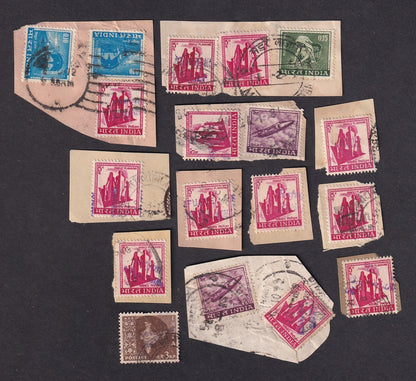 India 1971-72 Refugee Relief local overprints used (67)